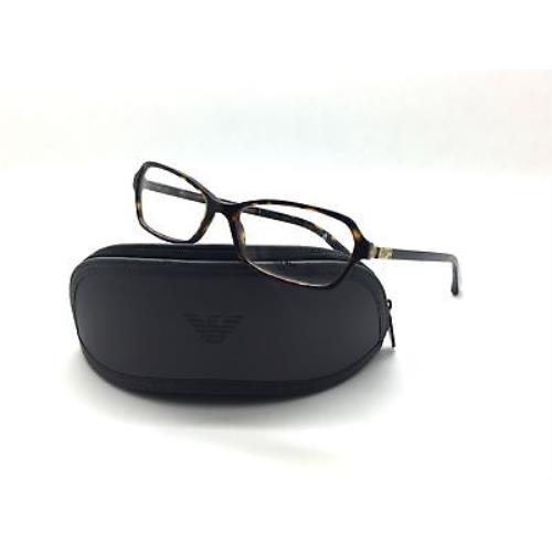 Emporio Armani EA3009 Eyeglasses 5026 Dark Havana Full Rim Plastic 54 16 140