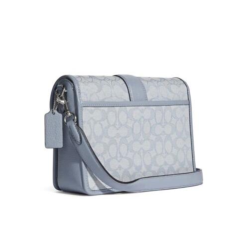 Coach  bag  Lonnie Crossbody - Marble Blue Handle/Strap, Silver Hardware, Silver/Marble Blue Exterior 0