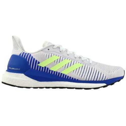 Adidas Solar Glide St 19 Running Mens Blue White Sneakers Athletic Shoes EE429 - Blue, White