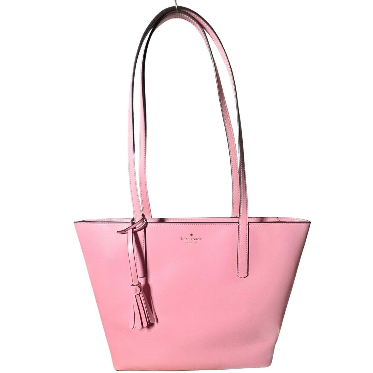 Kate Spade Emilia Large Tote Smooth Leather Bright Car Pink WKRU6984 $499ret