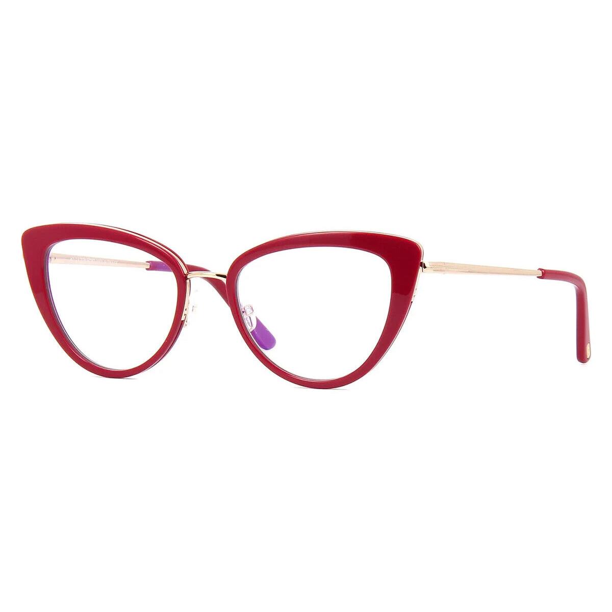 Tom Ford FTTF5580-B 081 Shiny Fuchsia/rose Gold Eyeglasses