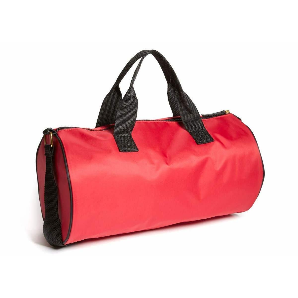 Guess Women`s Logo Red Gym Weekend Travel Lightweight Small Duffle Bag