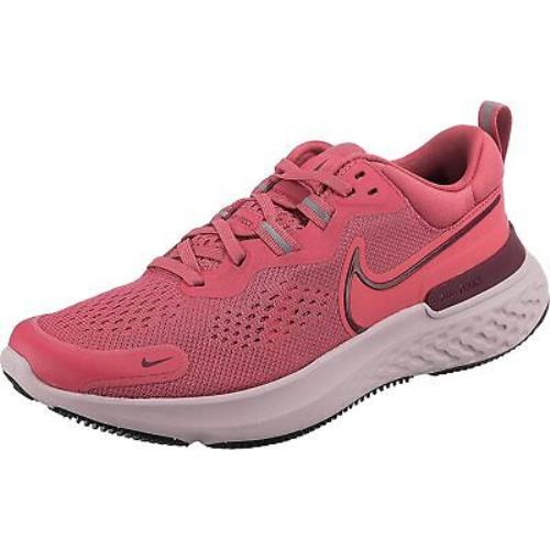 Nike Women`s React Miler 2 Running Shoes Archaeo Pink/beetroot 6.5 B Medium US