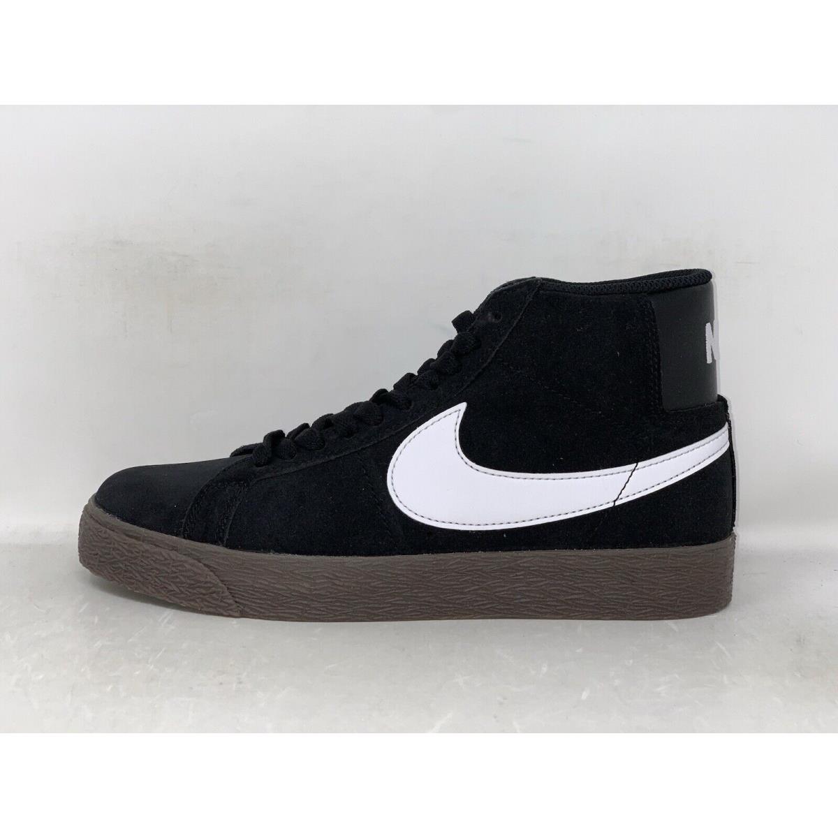 Nike SB Zoom Blazer Mid Brown Black Sneakers Size 6 / 7.5W 864349-010 - Black