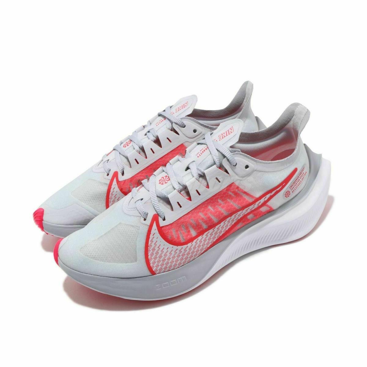 Nike Zoom Gravity Womens Size 7.5 Grey Red White Running Shoes BQ3203-003 React