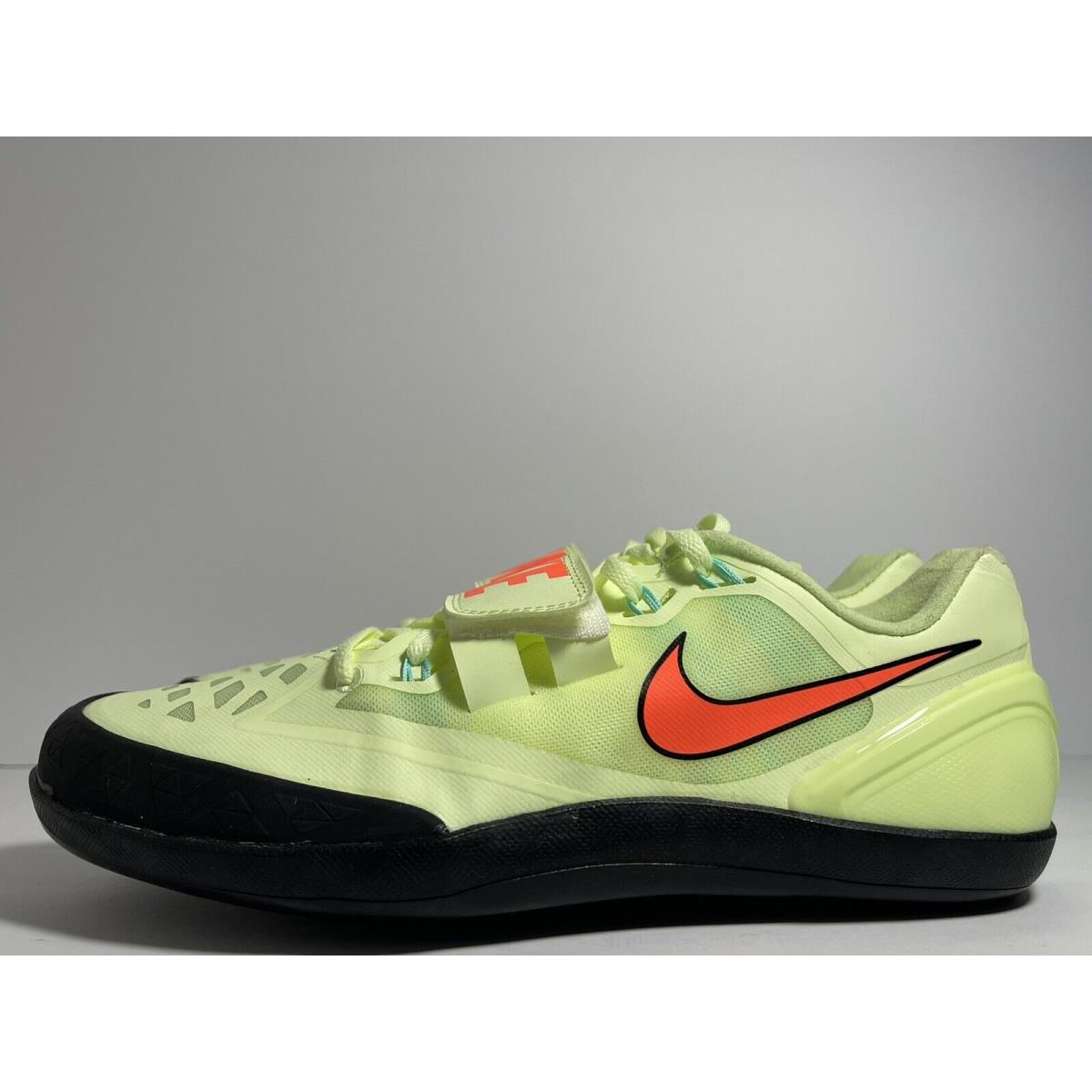 Nike Zoom Rotational 6 Throw Shoes Volt Orange Men`s Size 9 US 685131-700 - Green