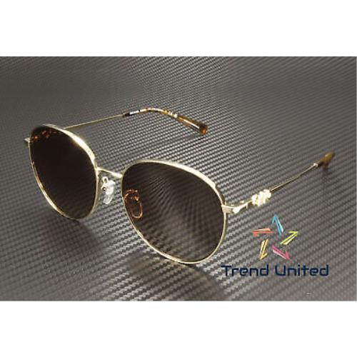 Michael Kors MK1119 1014T5 Alpine Gold Brown Grad Polarized 57 Womens Sunglasses