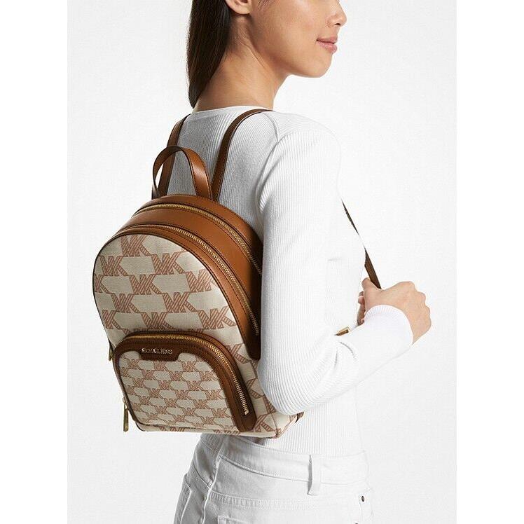Michael Kors Jaycee Medium Logo Jacquard Backpack Luggage