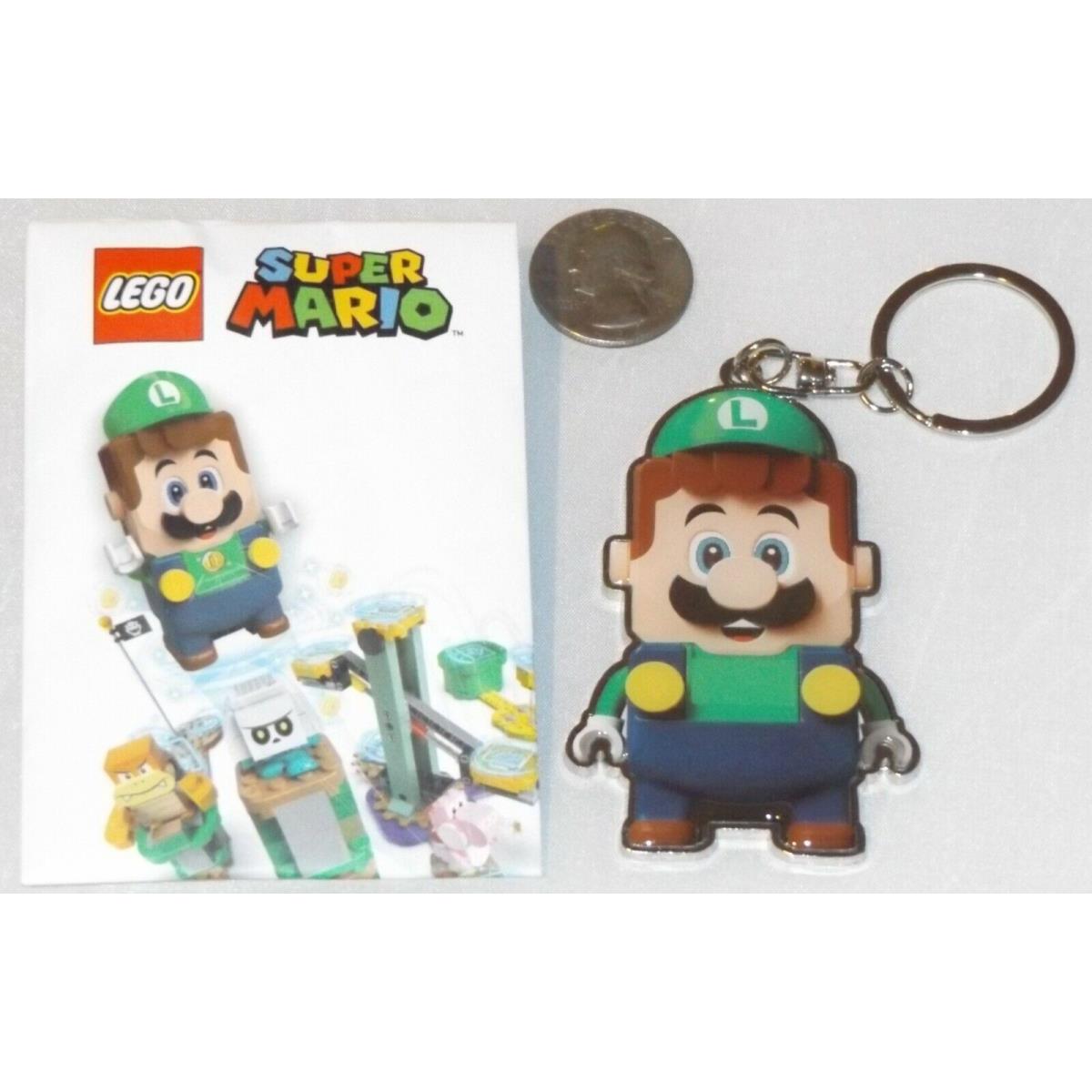 Lego 5007029 Luigi Key Chain Keychain Super Mario