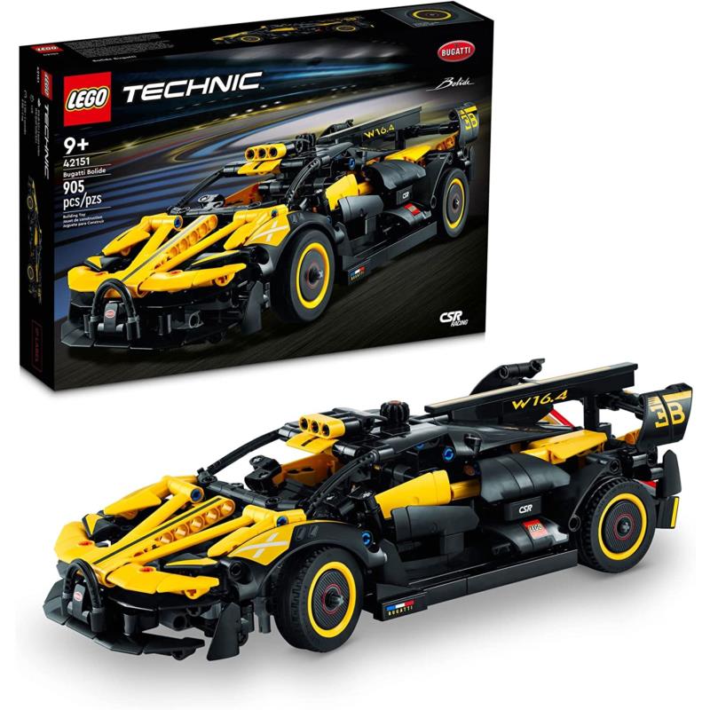 Lego Technic Bugatti Bolide Racing Car 42151 Model Building Set Race Engineering