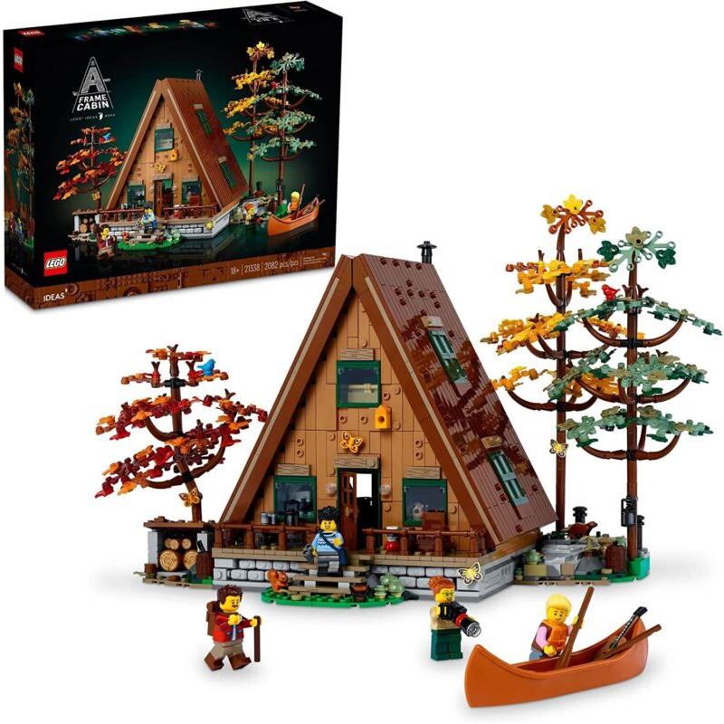 Lego Ideas A-frame Cabin Collectible Display Set 21338 Buildable Model Kit