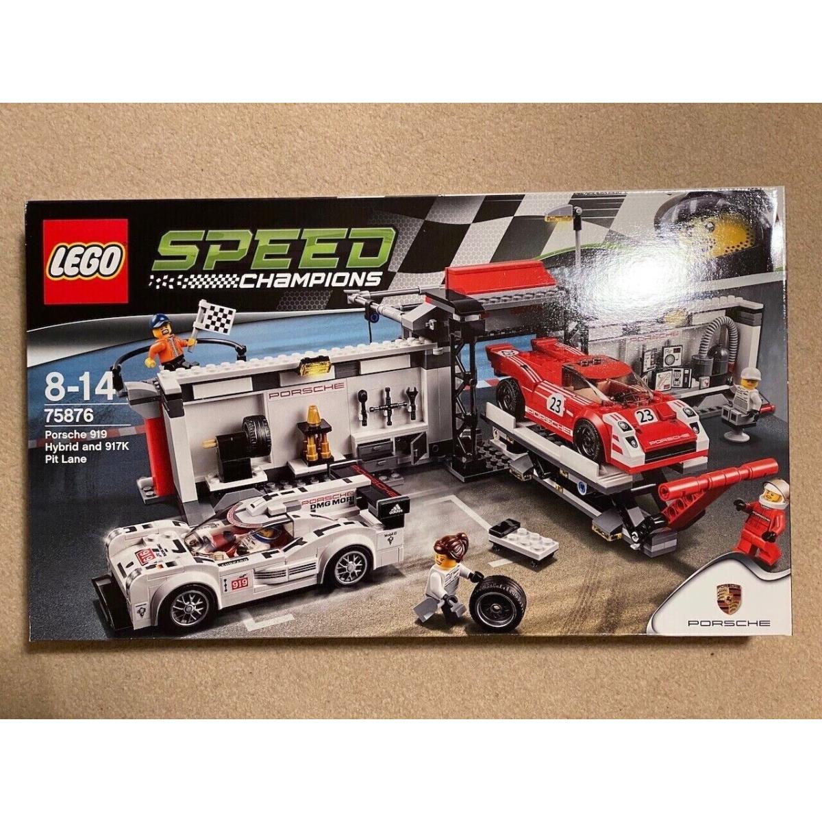 Lego Speed Champions: Porsche 919 Hybrid and 917K Pit Lane 75876