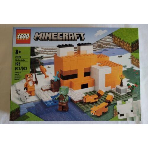 Lego 21178 Minecraft The Fox Lodge Building Set Minifigure