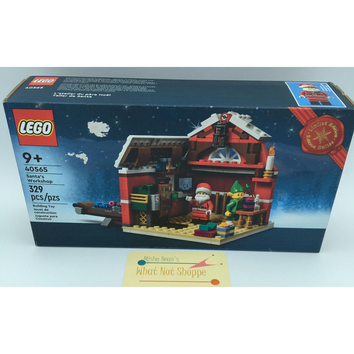 Lego Limited Edition Santa`s Workshop Set 40565 Exclusive Elf Age 9+