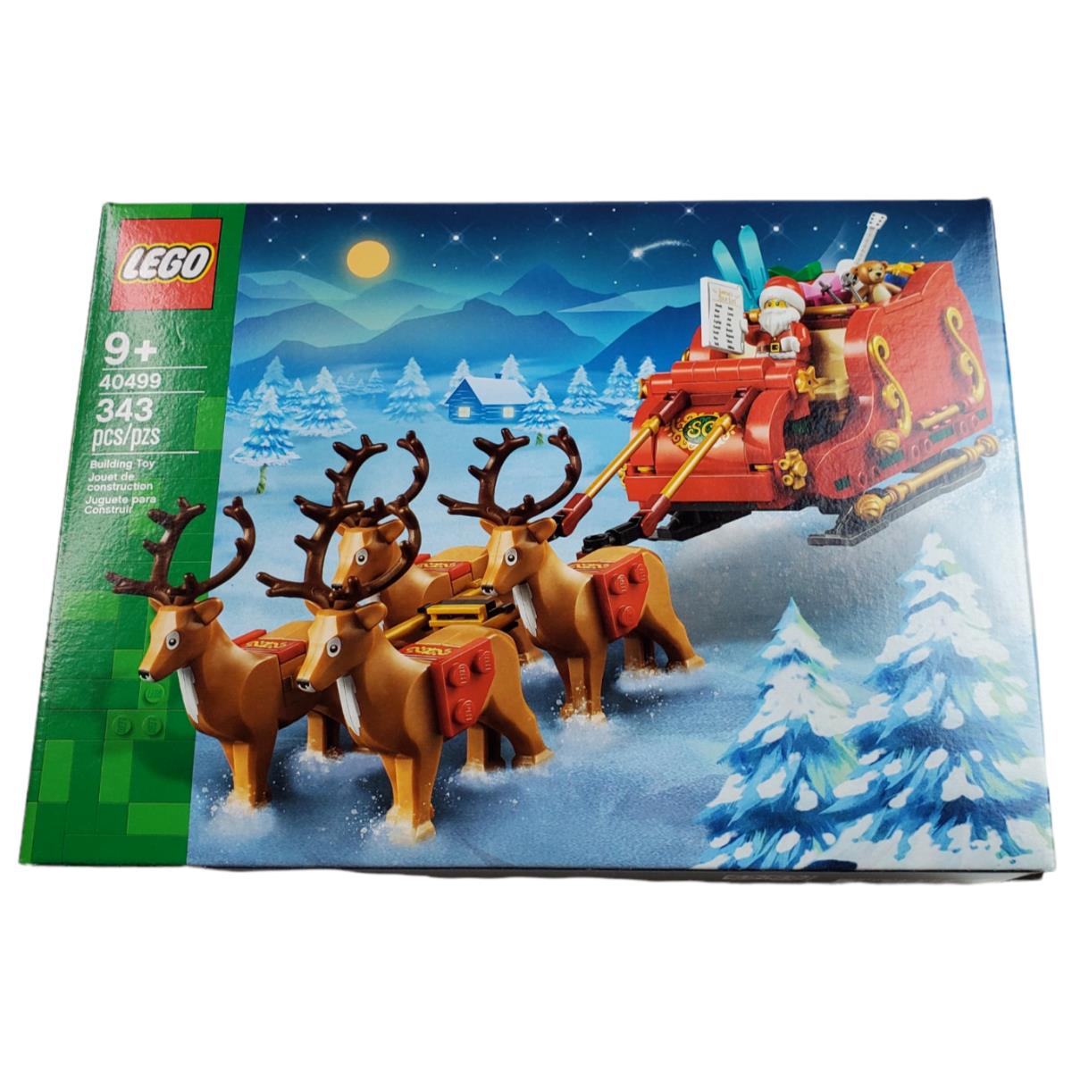 Lego 40499 Santa`s Sleigh Exclusive Kit Christmas Holiday Gift Set 343 Pcs