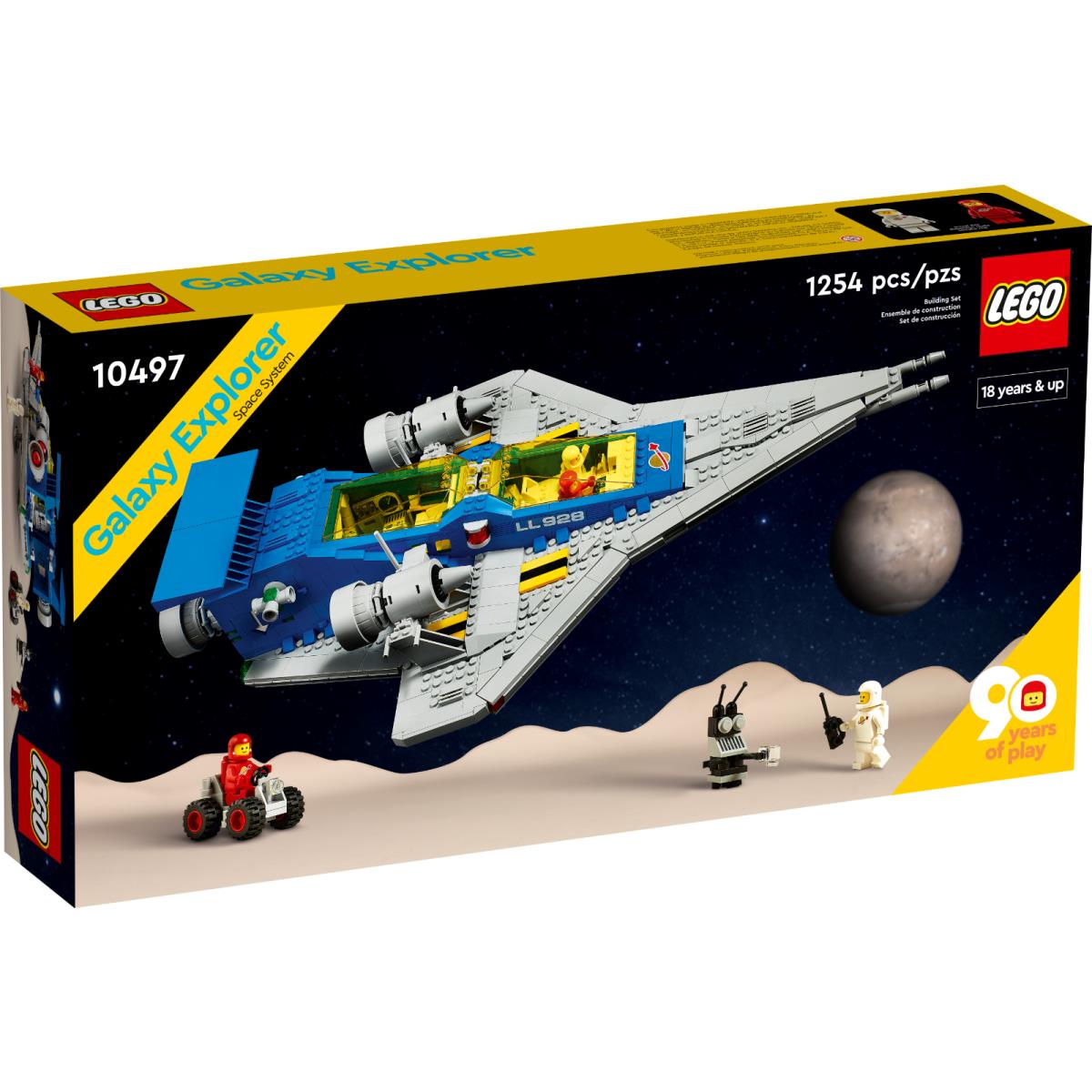 Lego 10497 Galaxy Explorer 90th Anniversary Perfect Box Guarantee