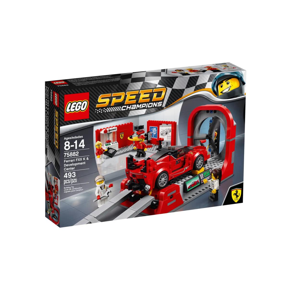 Lego Speed Champions Ferrari Fxx K Development 75882 493 Pieces