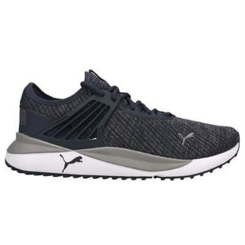 Puma Pacer Future Doubleknit Lace Up Mens Grey Sneakers Casual Shoes 384839-06