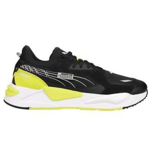 Puma Mapf1 X Rsz Lace Up Mens Black Sneakers Casual Shoes 307058-02 - Black