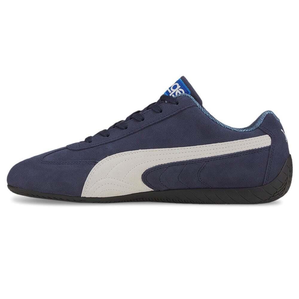 Puma Speedcat Og Sparco Low Lace Up Mens Blue Sneakers Casual Shoes 30717106 - Blue