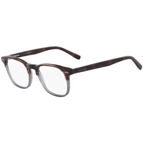 Lacoste L2832 210 Brown Grey Eyeglasses 50/20/140 with Lacoste Case