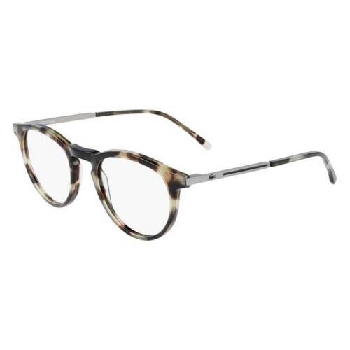 Lacoste L2872 220 Havana Khaki Eyeglasses 49/20/145 with Lacoste Case