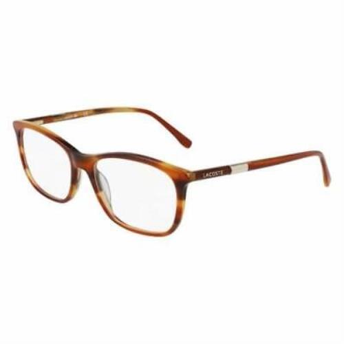 Lacoste L2885 214 Havana Eyeglasses 57/18/145 with Lacoste Case