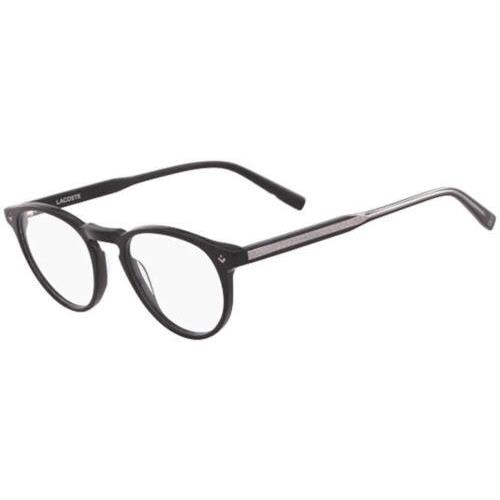 Lacoste L2601ND 001 Black Eyeglasses 48/20/145 with Lacoste Case