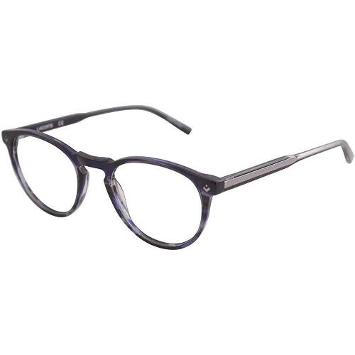 Lacoste L2601ND 424 Striped Blue Eyeglasses 50/20/145 with Lacoste Case