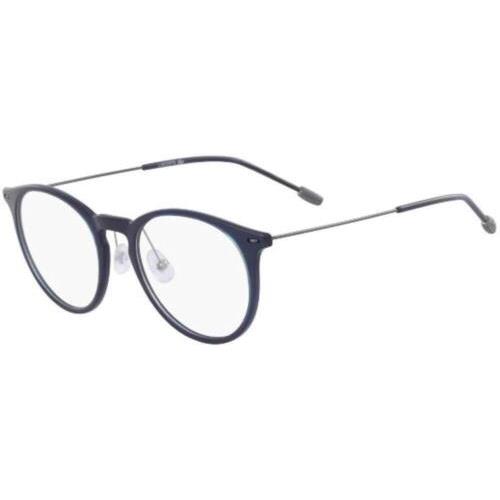 Lacoste L2846 424 Blue Eyeglasses 49/19/145 with Lacoste Case