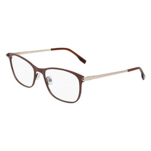 Lacoste L2276 210 Brown Rose Gold Eyeglasses 56/19/140 with Lacoste Case