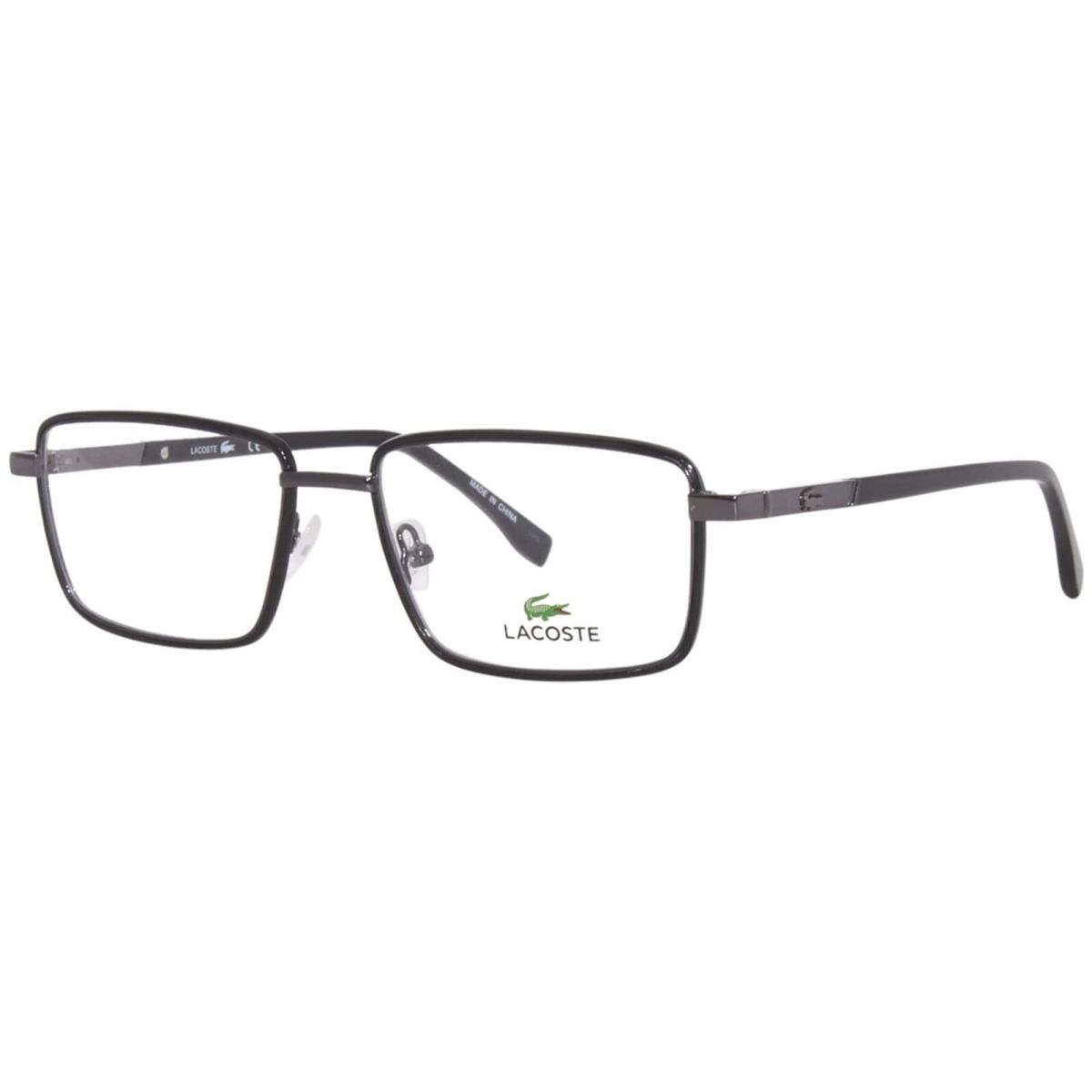 Lacoste L2278 021 Dark Grey/black Eyeglasses 54/18/145 with Lacoste Case