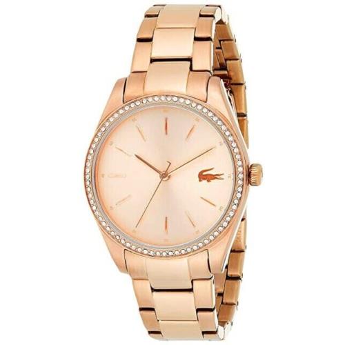 Lacoste 1161 Womens Rose Gold Parisienne Quartz Watch 36 mm