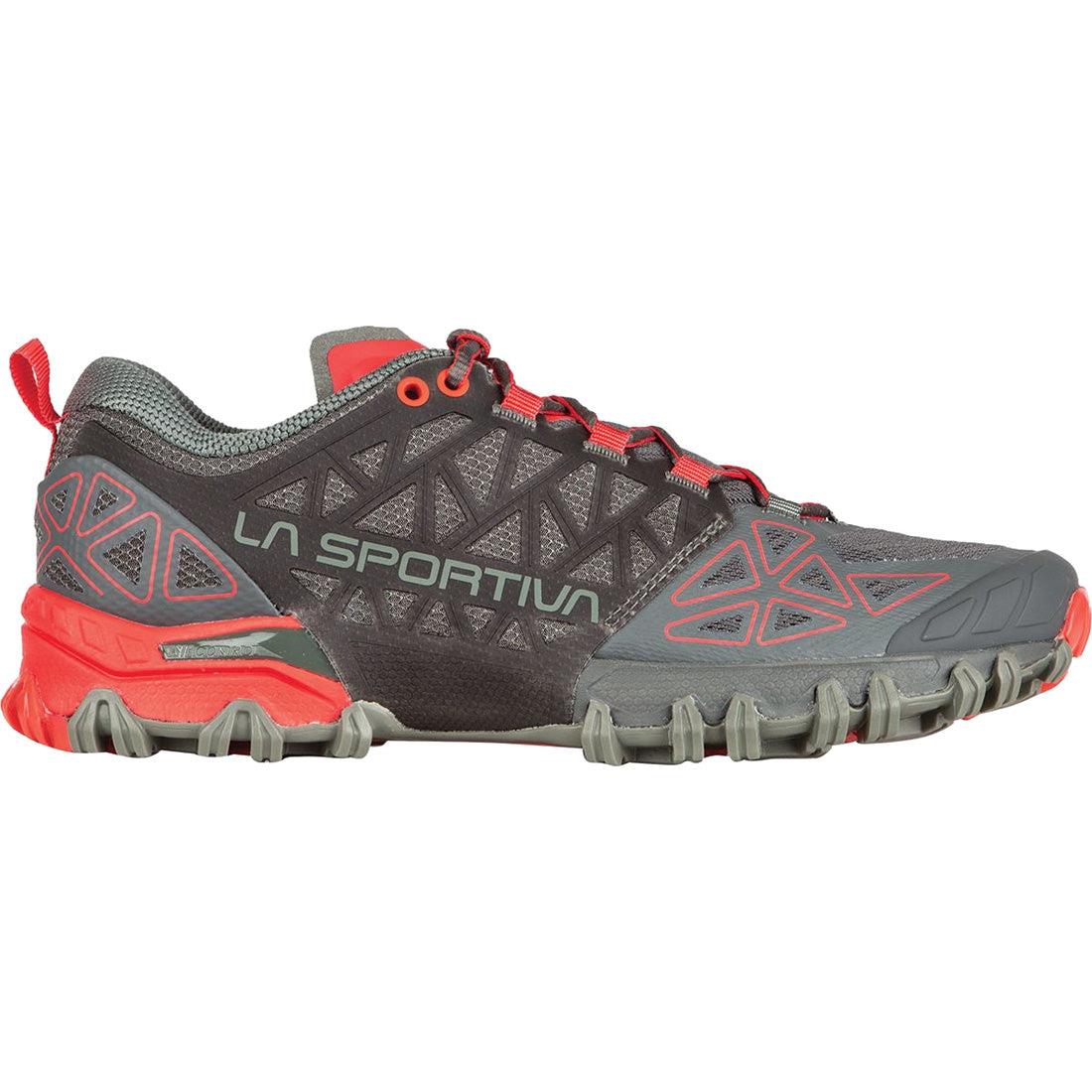 La Sportiva Bushido II - Women`s Trail Running Shoes Carbon/Hibiscus