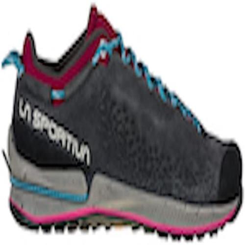 La Sportiva Womens TX2 Evo Leather Approach/hiking Shoe Carbon/Red Plum
