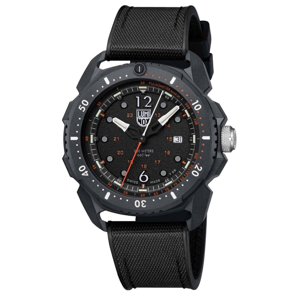 Luminox Ice-sar Black Carbon Quartz Men`s Watch XL.1052