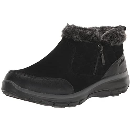 Skechers Women`s Easy Going-girl Crush Ankle Boot Black