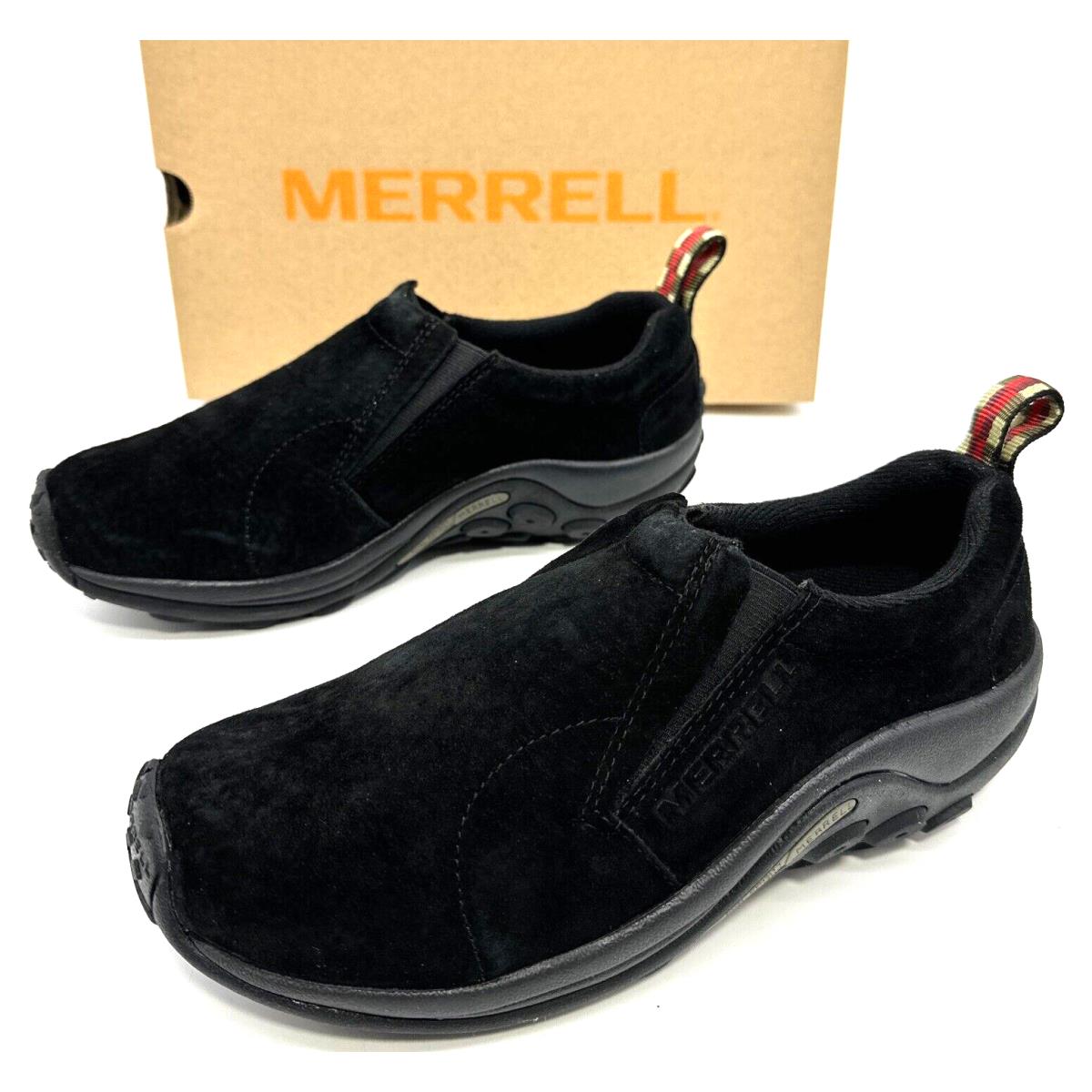 Merrell Jungle Moc Womens Size 8.5 M Slip-on Shoe Midnight Black J60826