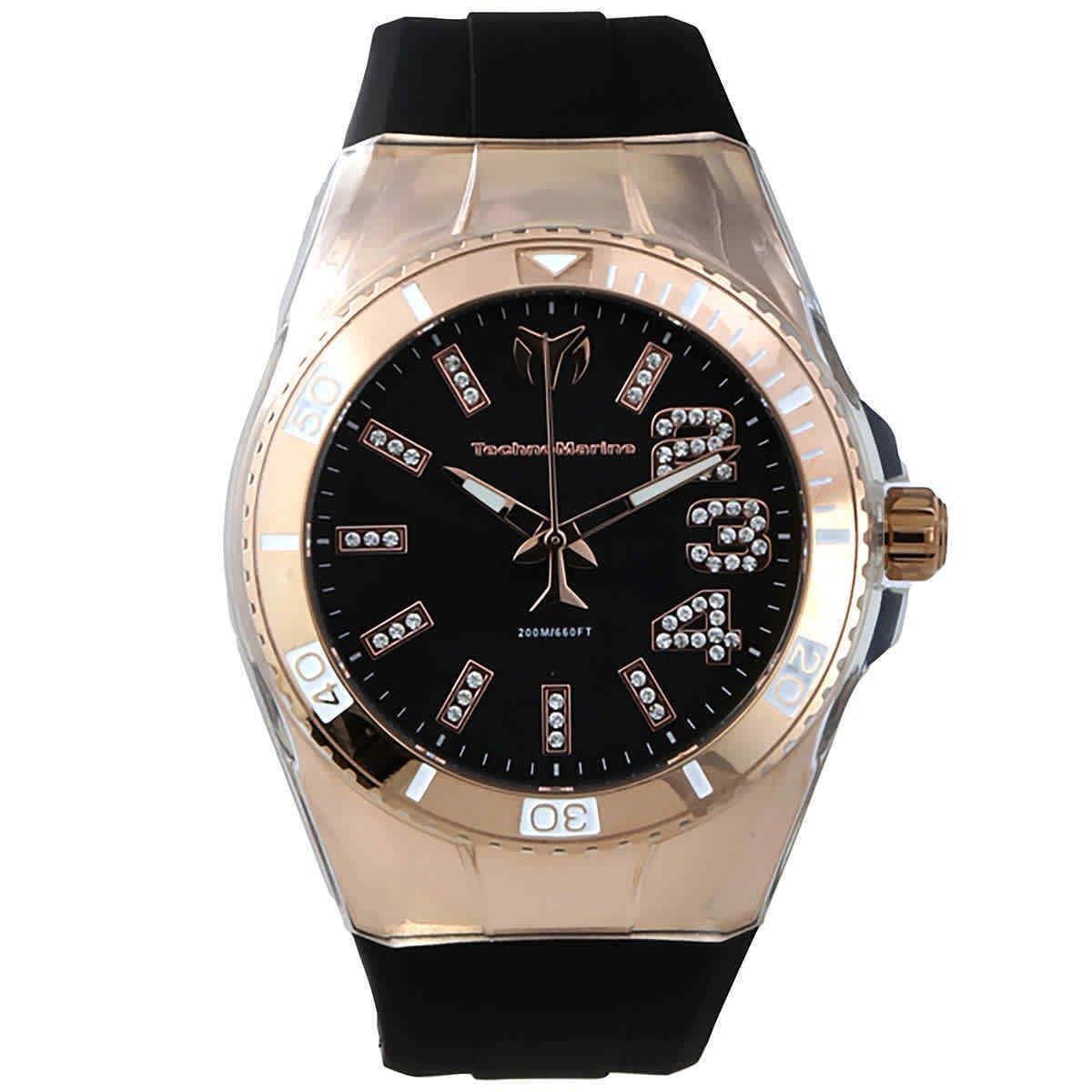 Technomarine Quartz Black Dial Men`s Watch TM-121247