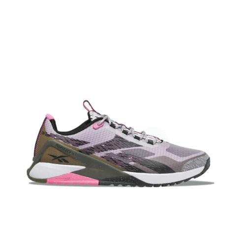Women Reebok Nano X1 TR Adventure Training Shoes Sz 9.5 Purple Pink Black GY8442