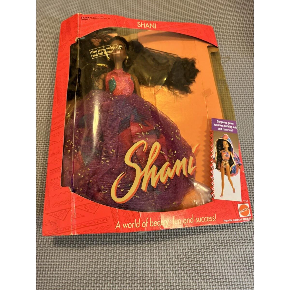 Vintage Barbie Shani Doll 1750 1991 Mattel African American Rare