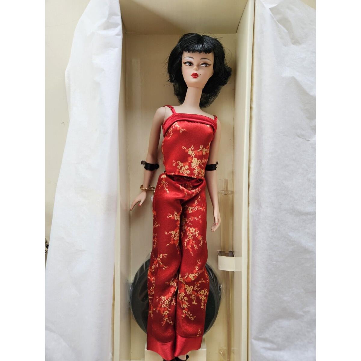 Chinoiserie Red Midnight Silkstone Barbie Doll 2004 Mattel C6259 Nrfb