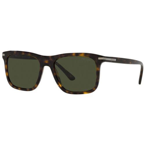 Prada Sport Women`s Sunglasses Green Lens Plastic Square Frame 0PR 18WS 2AU0B056