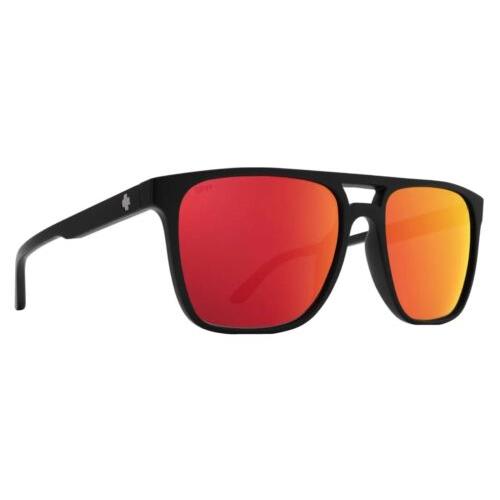 Spy Optic Czar Sunglasses - Kennison Matte Black / Happy Gray Green Red