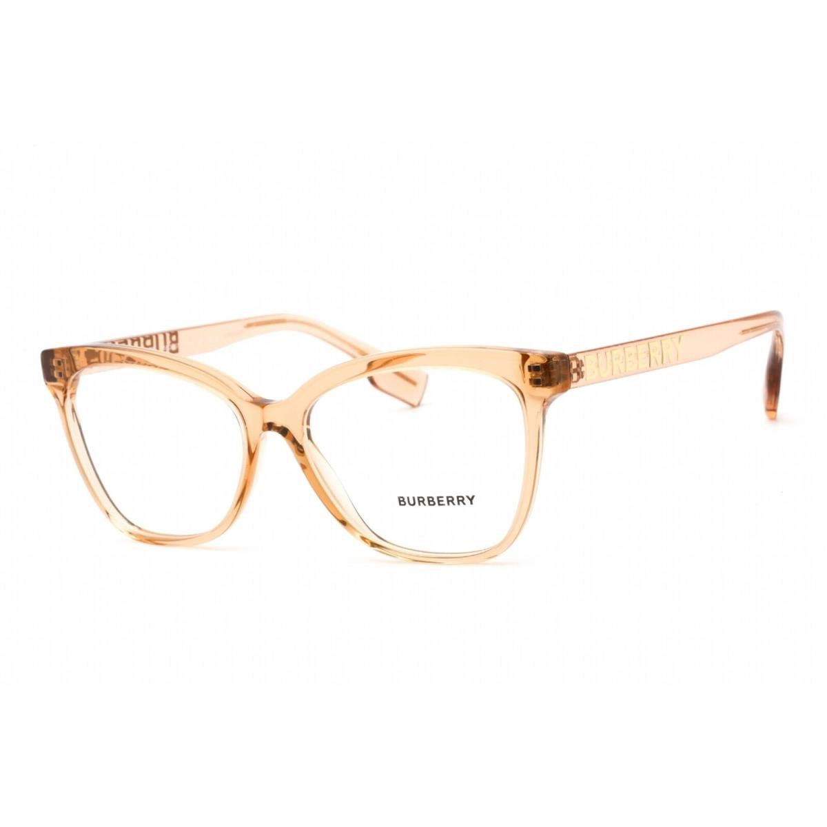 Burberry Women`s Eyeglasses Full Rim Cat Eye Brown Plastic Frame 0BE2364 3779 - Frame: Brown, Lens: Clear Lens