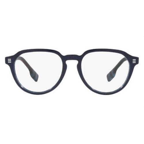 Burberry Archie BE2368 Eyeglasses Top Blue on Navy Check 52mm - Frame: Top Blue on Navy Check, Lens: