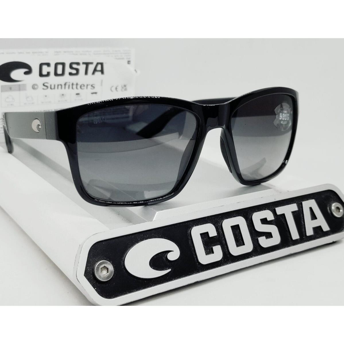 Costa Del Mar Black/gray Gradient Paunch Polarized 580G Sunglasses