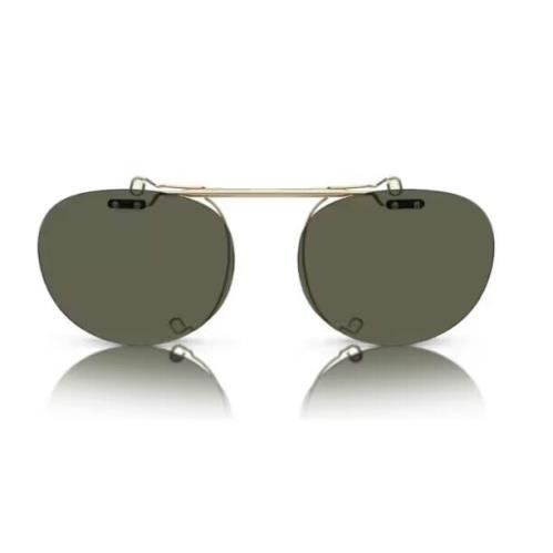 Oliver Peoples0OV5004C Riley r Flip 53119A Brushed Gold/green 45mm Men`s Clip On