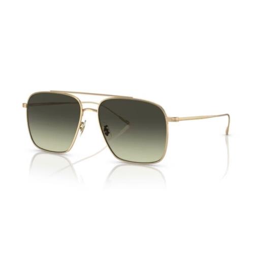 Oliver Peoples 0OV1320ST Dresner 5292BH Gold/gradient G-15 Dark Green Sunglasses - Frame: Gold, Lens: G-15/Dark Green