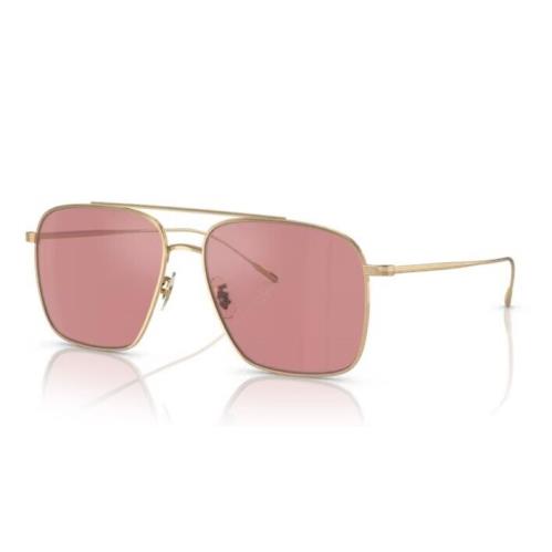 Oliver Peoples 0OV1320ST Dresner 52923E Gold/magenta Photochromic Sunglasses - Frame: Gold, Lens: Magenta